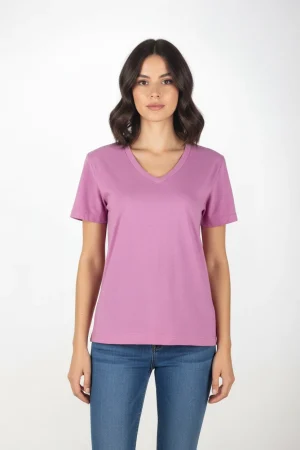 V NECK TEE